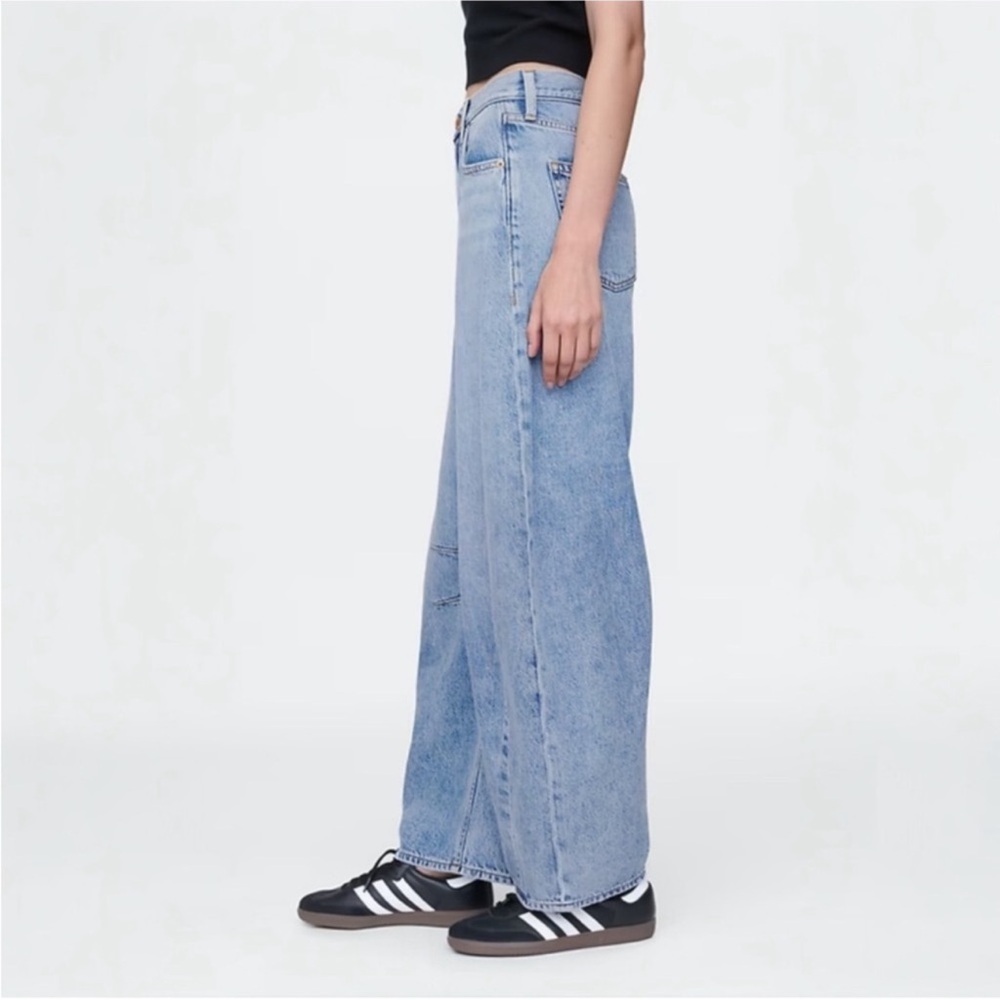 NWT Gap High Rise UltraSoft Horseshoe Jeans Medium Indigo - 575504🩷 - Picture 3 of 8